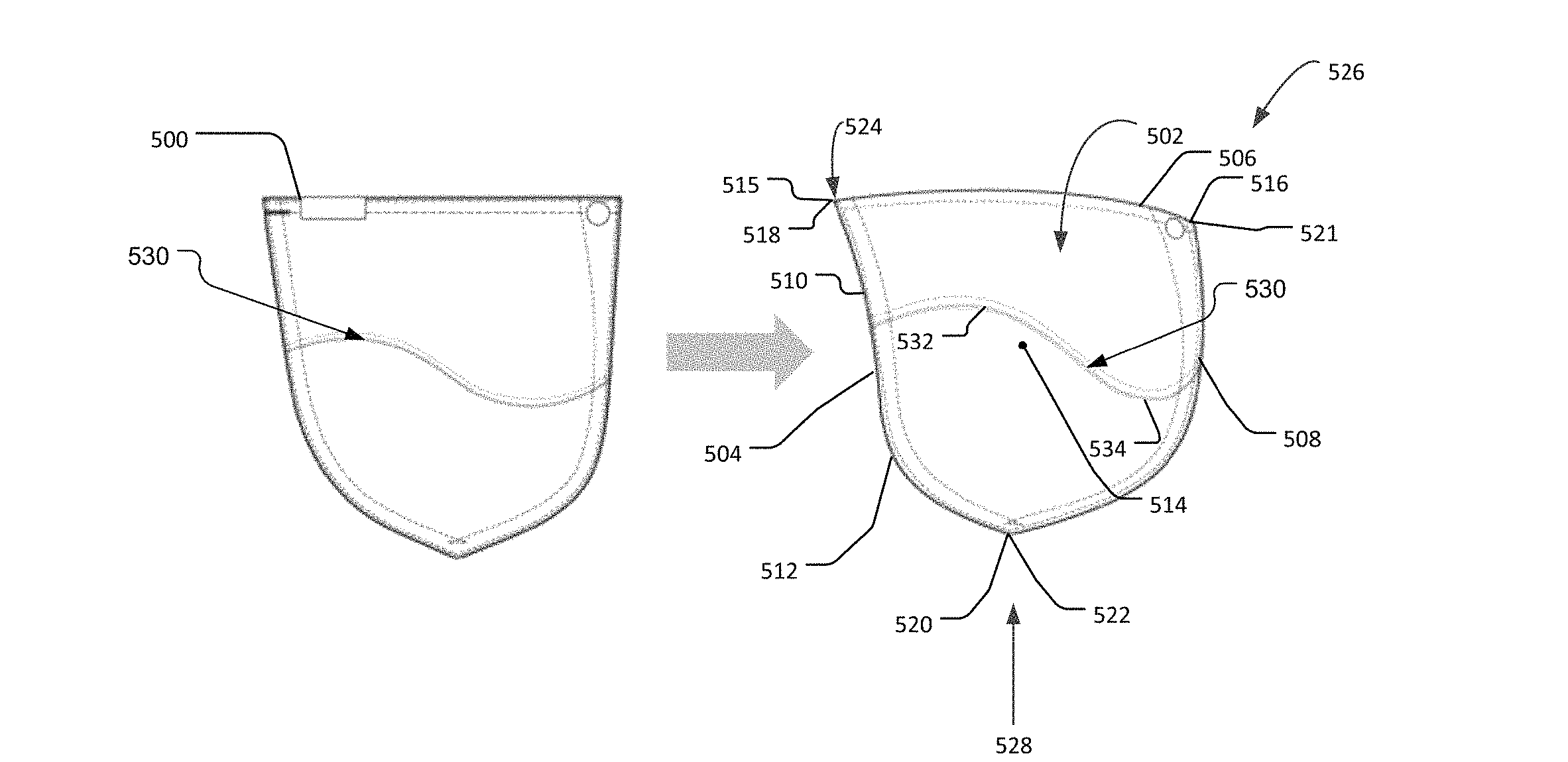 Alt An example of "Anatomy Warping" a pocket